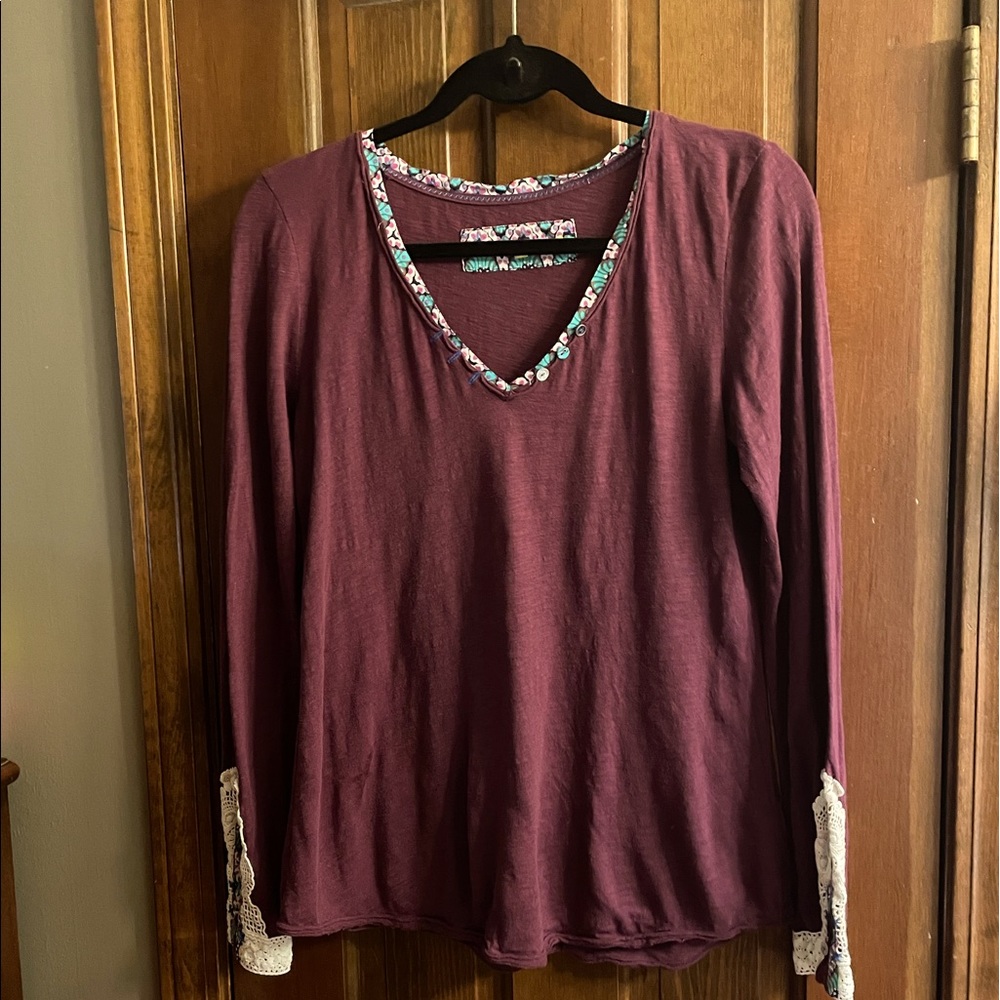 Anthropologie Little Yellow Button Shirt